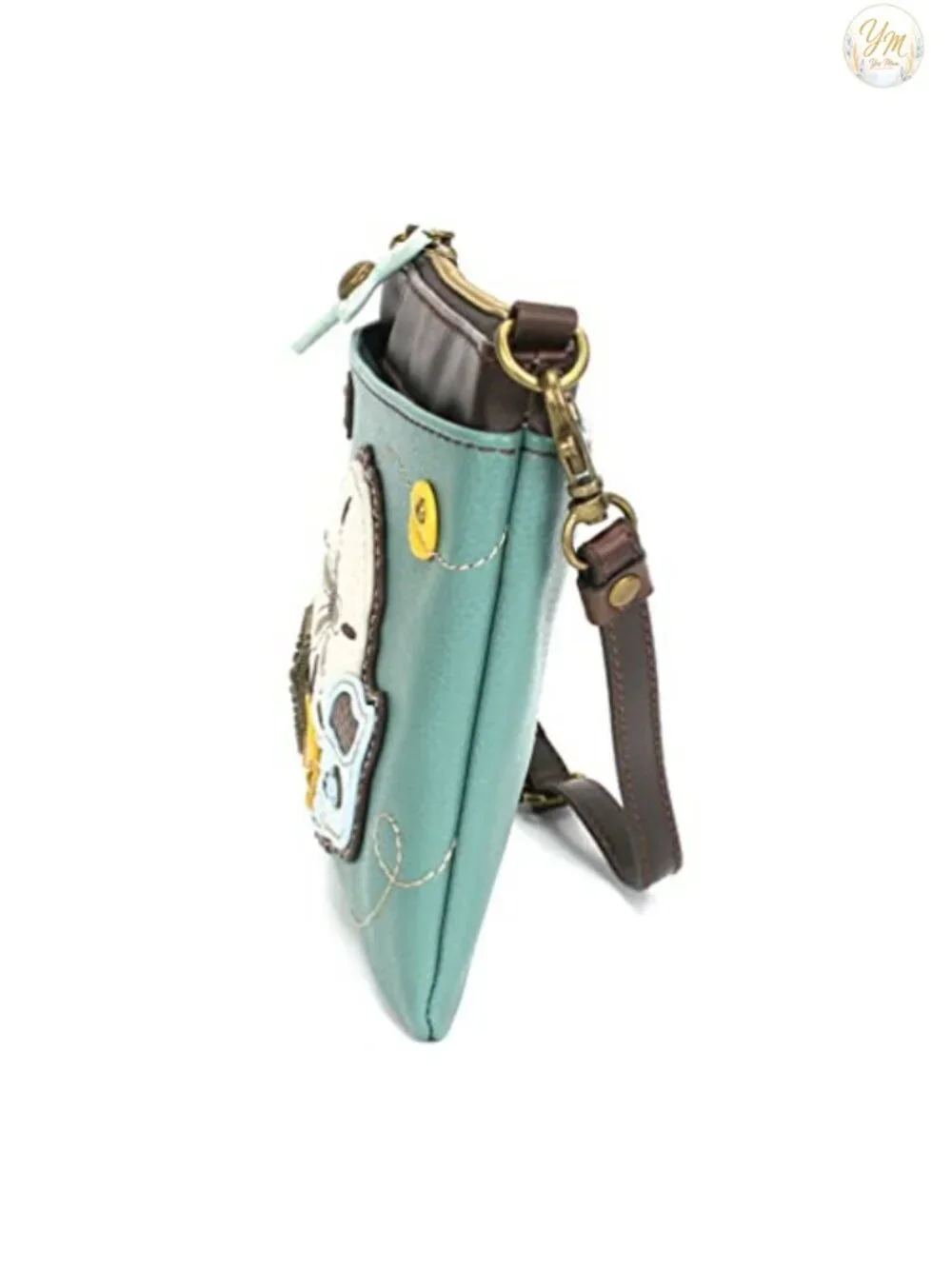 CHALA Mini Crossbody Purse with Convertible Strap Faux Leather